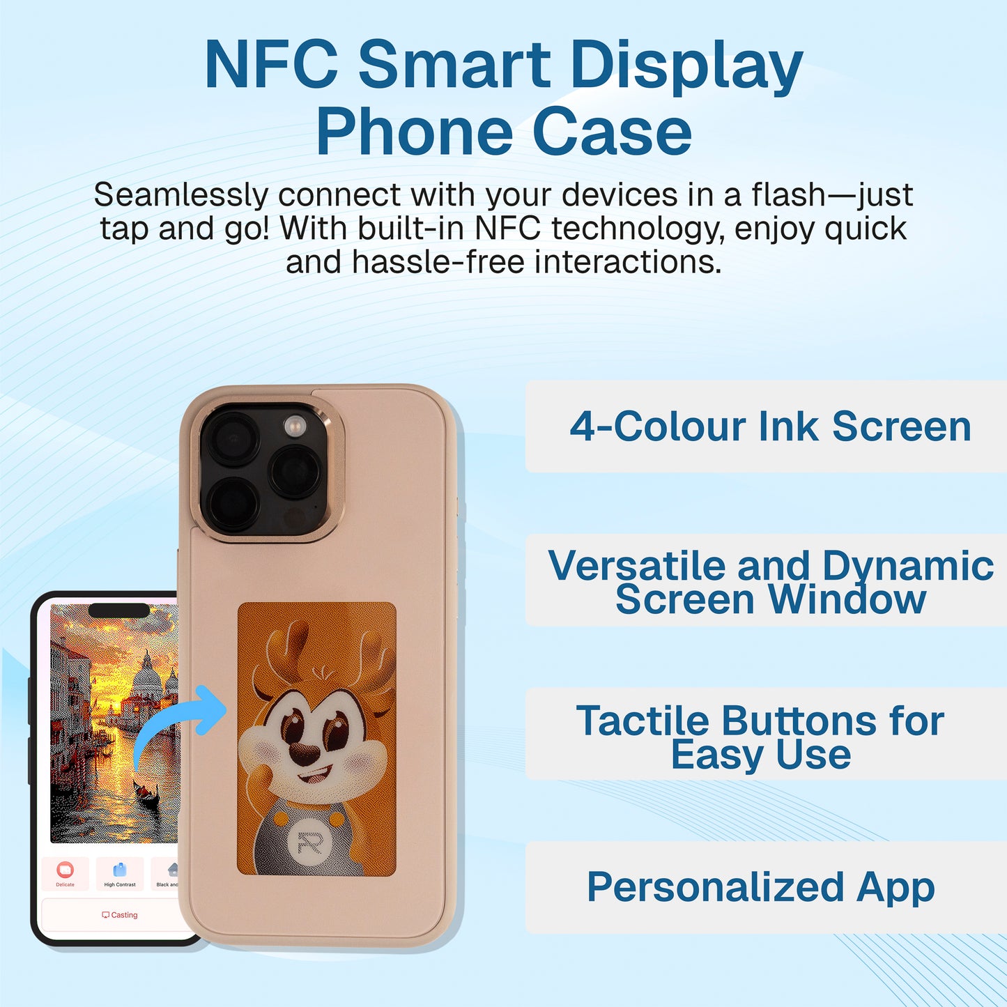 E-Ink Screen Mobile Case